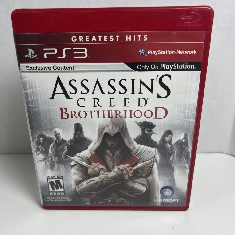 Assassin's Creed Brotherhood Sony PlayStation 3 PS3 2010 Greatest Hits BLUS30537